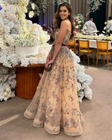 Champagner Sharon Happy Abendkleid | Elegantes Festliches Kleid für besondere Anlässe